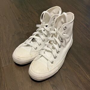 white high top converse
